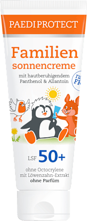 Sonnencreme Familie LSF 50+ PAEDIPROTECT