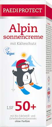 Sonnencreme Alpin mit Kälteschutz, LSF 50+ PAEDIPROTECT
