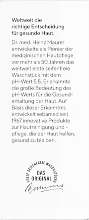 seifenfreies Waschstück mit Olivenöl sebamed