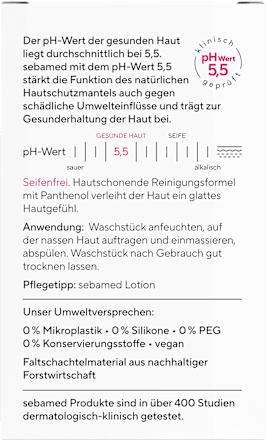 seifenfreies Waschstück sebamed