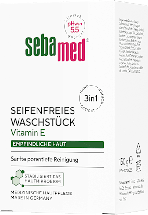 seifenfreies Waschstück sebamed