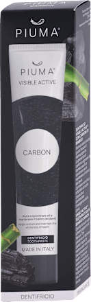 Zubná pasta s aktívnym uhlím  Piuma