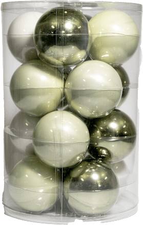 Set globuri pastel din sticlă 3 cm OTHMAR DECORATIONS