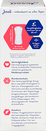 Salvaslip per incontinenza lieve Ultra Mini Plus Jessa DISKRET