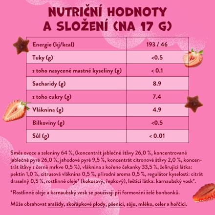 gumídci s příchutí jahoda Goodies