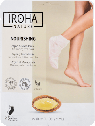 Vyživujúca maska na nohy Nourishing IROHA nature