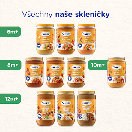 příkrm středomořské těstoviny s rybou 12m+ Sunar