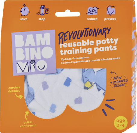 Učiace plienkové nohavičky Chomp - 3-4 roky Bambino Mio