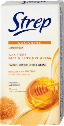 voskové pásky na obličej Strep