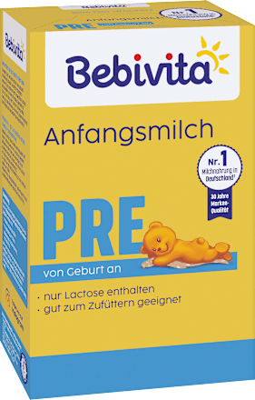 Anfangsmilch Pre von Geburt an Bebivita