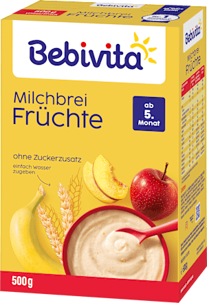 Milchbrei Früchte ab dem 5. Monat Bebivita