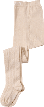 Strumpfhose mit Ajour-Struktur, beige, Gr. 134/140 ALANA
