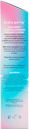 Extra wybielająca pasta do zębów White Boost biała perła