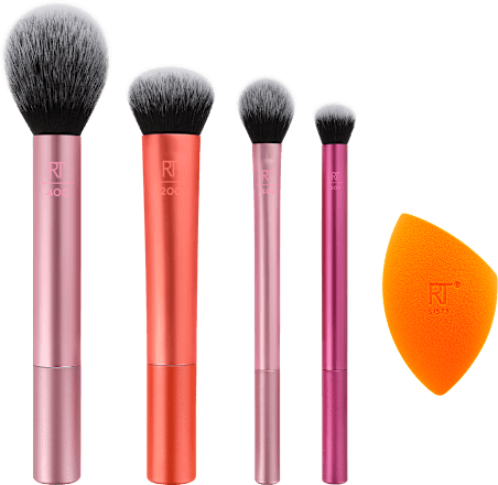 Everyday essentials set kistova i spužvica za makeup REAL TECHNIQUES