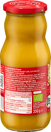 Passata di pomodori datterini gialli dmBio