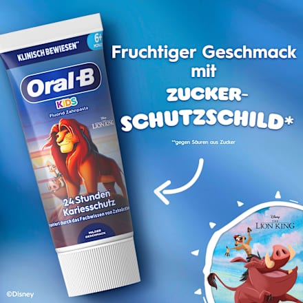 Zahnpasta Kinder Fluorid Disney The Lion King Oral-B