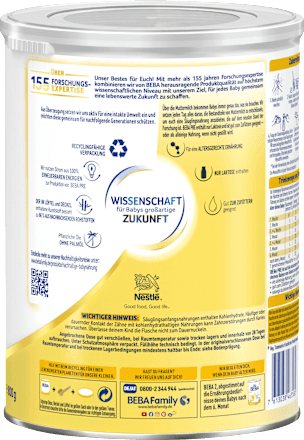 Anfangsmilch Pre von Geburt an Nestlé BEBA