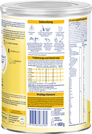 Anfangsmilch Pre von Geburt an Nestlé BEBA