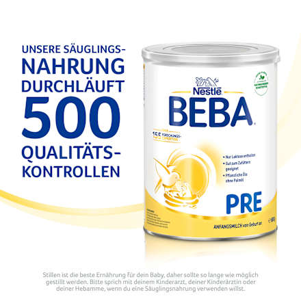 Anfangsmilch Pre von Geburt an Nestlé BEBA