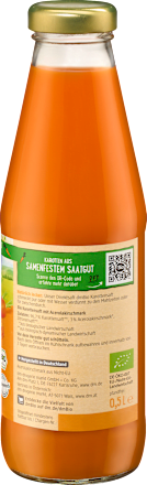 Bio Karottensaft mit Acerolakirschmark dmBio
