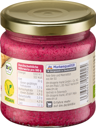 Crema spalmabile rapa rossa e rafano dmBio