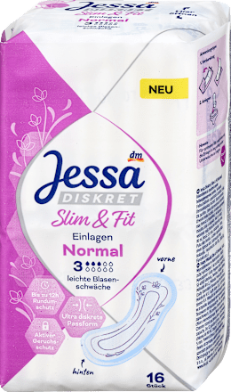 inkontinenční vložky Slim & Fit Normal Jessa DISKRET