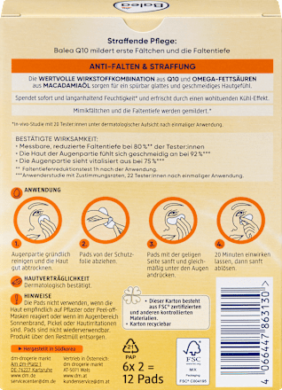 Patch anti-rughe Q10 Balea