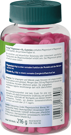 Magnesium + B12 Gummis 60 St Kneipp