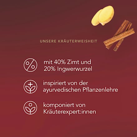 Kräutertee "Vanilla Chai" mit Zimt, Ingwer & Vanille (20 Beutel) pukka