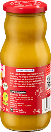 Tomaten fein passiert, Gelbe Datterini dmBio