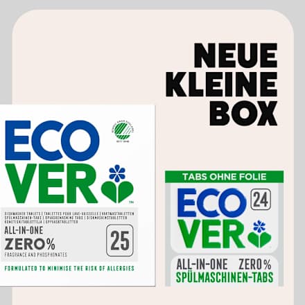 Spülmaschinen-Tabs All-in-One Zero ECOVER