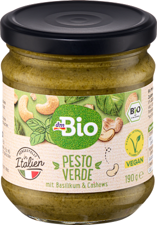zelené pesto bazalka & kešu dmBio