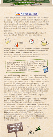 Kräutertee Rosmarin & Thymian (20 Beutel) dmBio