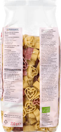 bio těstoviny ve tvaru srdce dmBio