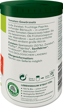 Tomaten Gewürzssalz LEBENSBAUM