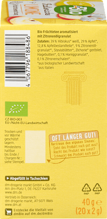 Früchtetee Italienische Limone (20x2g) dmBio