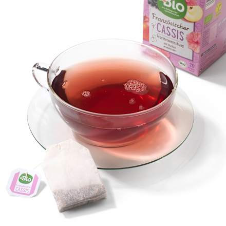 Früchtetee Französischer Cassis (20 Beutel) dmBio