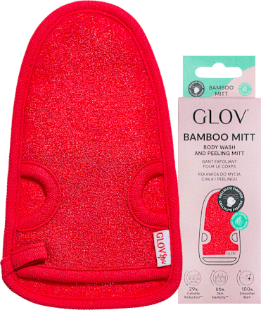 Rękawica do peelingu i mycia ciała Pink GLOV