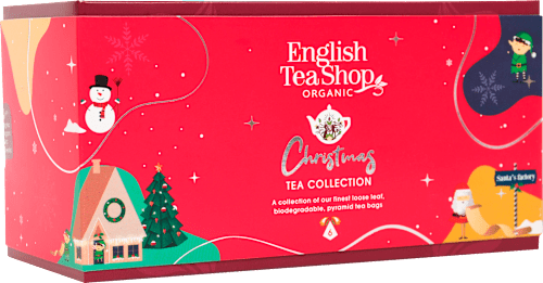 Bio karácsonyi teaválogatás. 6 db teafilter English Tea Shop