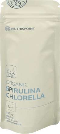 Ekološka Spirulina in Klorela v tabletah NUTRISPOINT