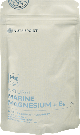 Naravni magnezij z vitaminom B6 in inulinom s sladilom - okus limona NUTRISPOINT