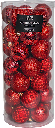 Globuri Roșii pentru Crăciun  KOOPMAN