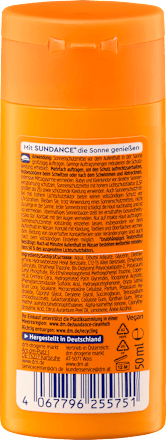Sonnenmilch Reisegröße LSF 50 – hoch SUNDANCE