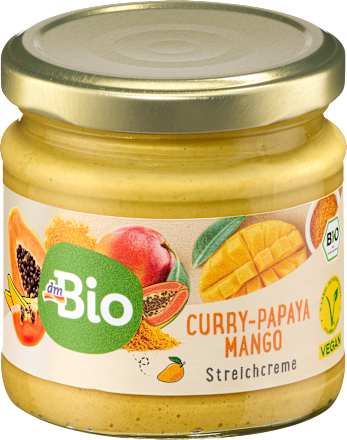 Bio veganski namaz s papajo, mangom in karijem v prahu dmBio
