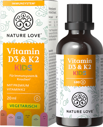 Tropfen Vitamin D3 & K2 Kids Nature Love