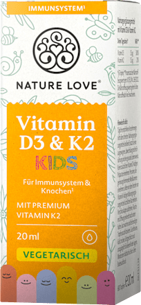 Tropfen Vitamin D3 & K2 Kids Nature Love