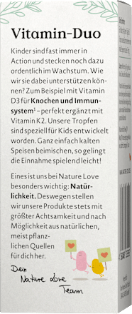 Tropfen Vitamin D3 & K2 Kids Nature Love