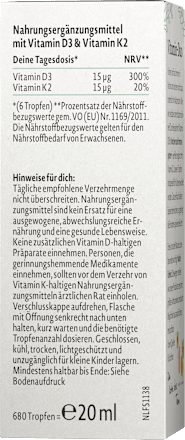 Tropfen Vitamin D3 & K2 Kids Nature Love