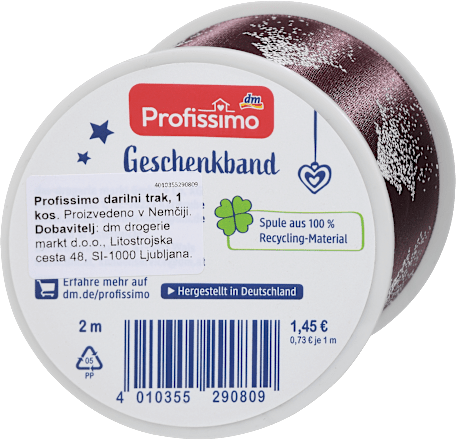 Darilni trak, več različic Profissimo