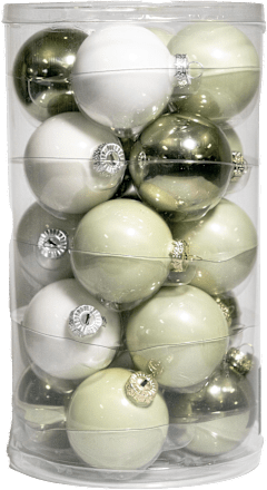 Set globuri asortate pentru Crăciun 6 cm  KOOPMAN